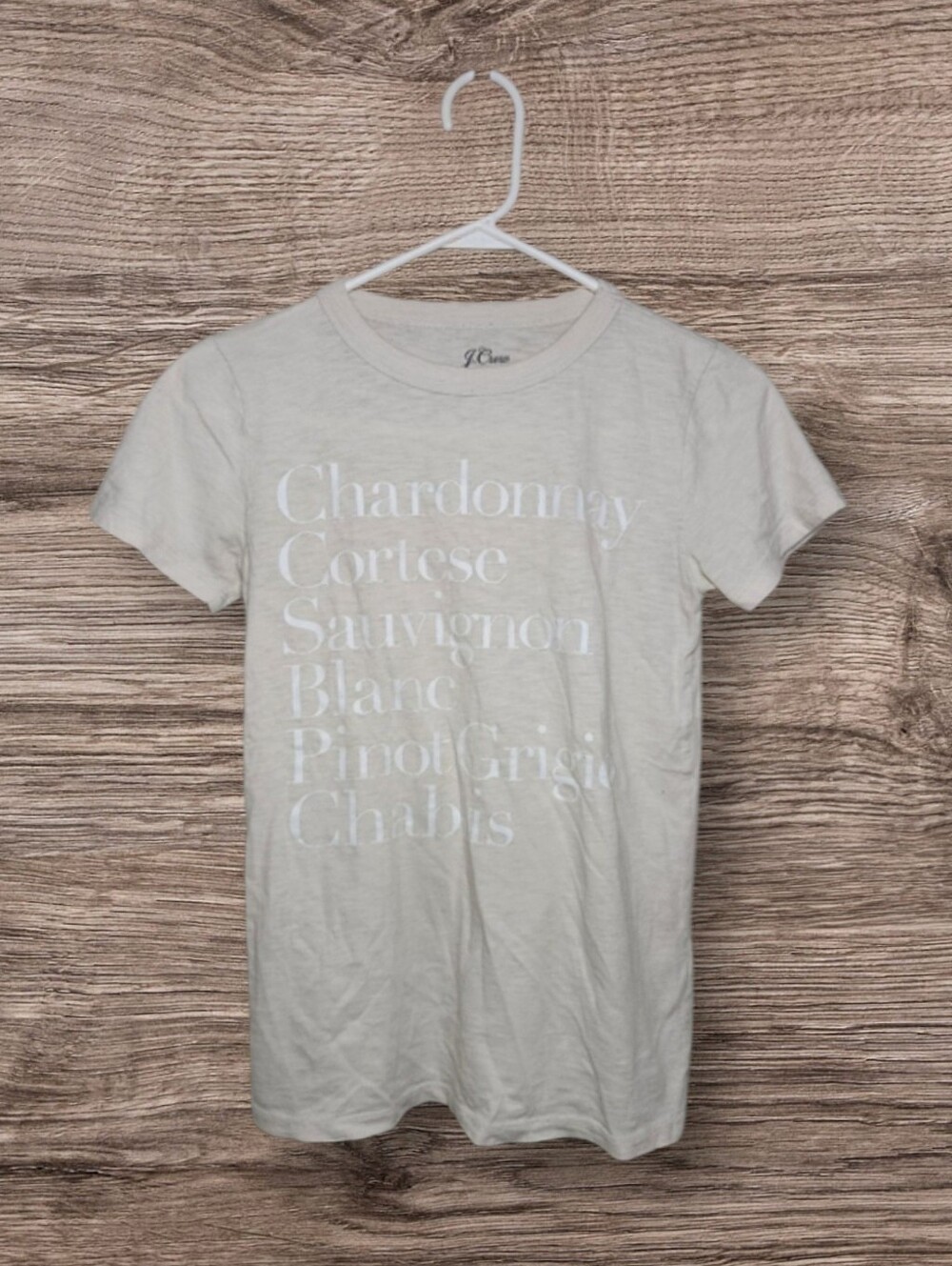 Women's J Crew Wine T-shirt Sz XXS